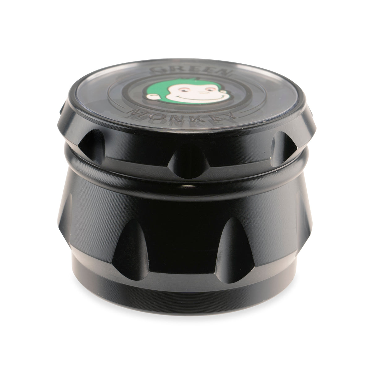 Green Monkey Baboon Crown Grinder - 63mm - Black