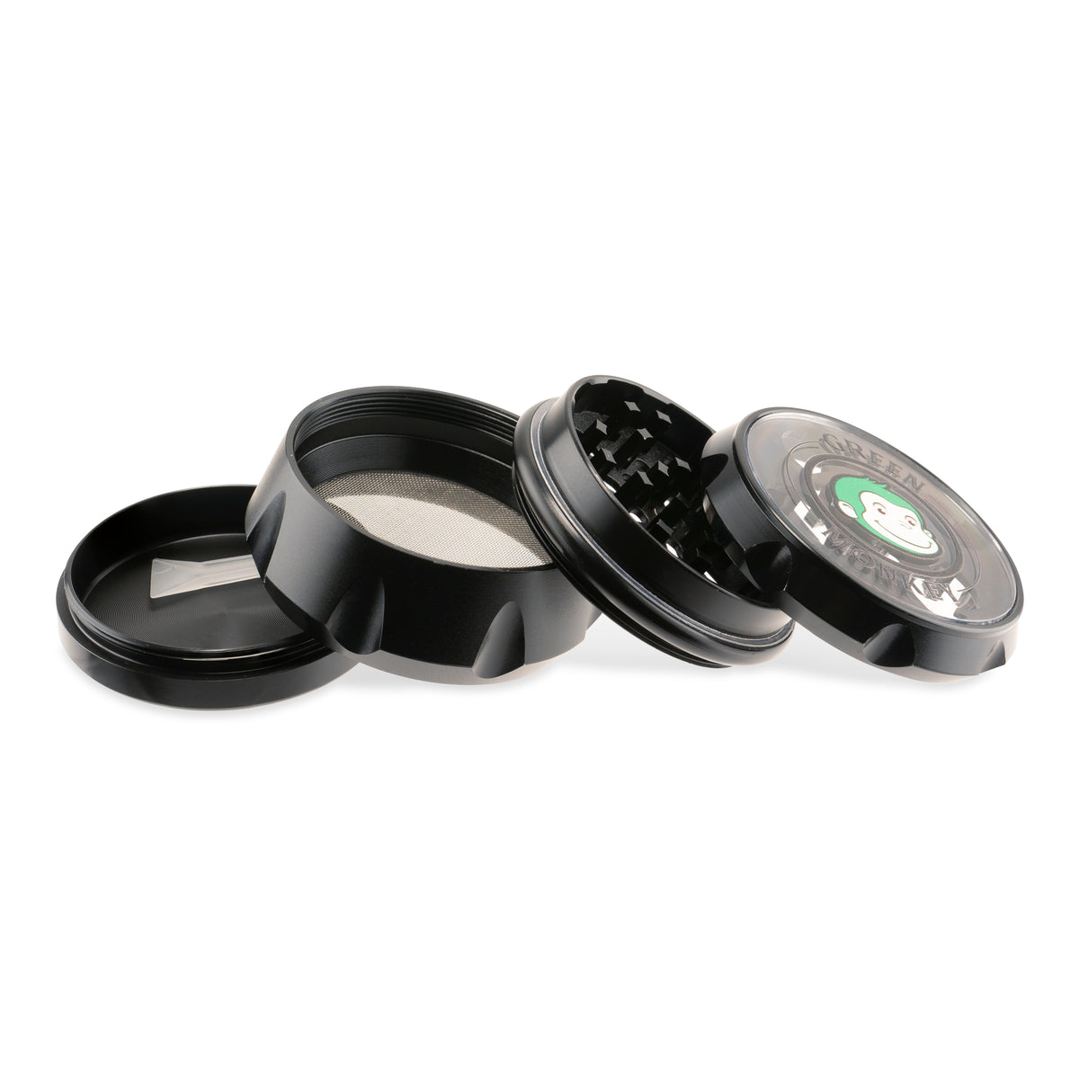 Green Monkey Baboon Crown Grinder - 63mm - Black