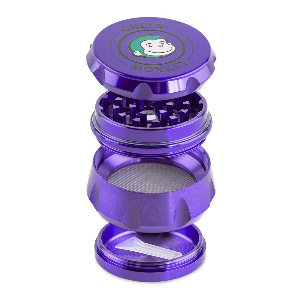 Green Monkey Grinder - Baboon Crown - Purple - 63mm