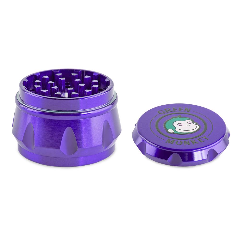 Green Monkey Grinder - Baboon Crown - Purple - 63mm