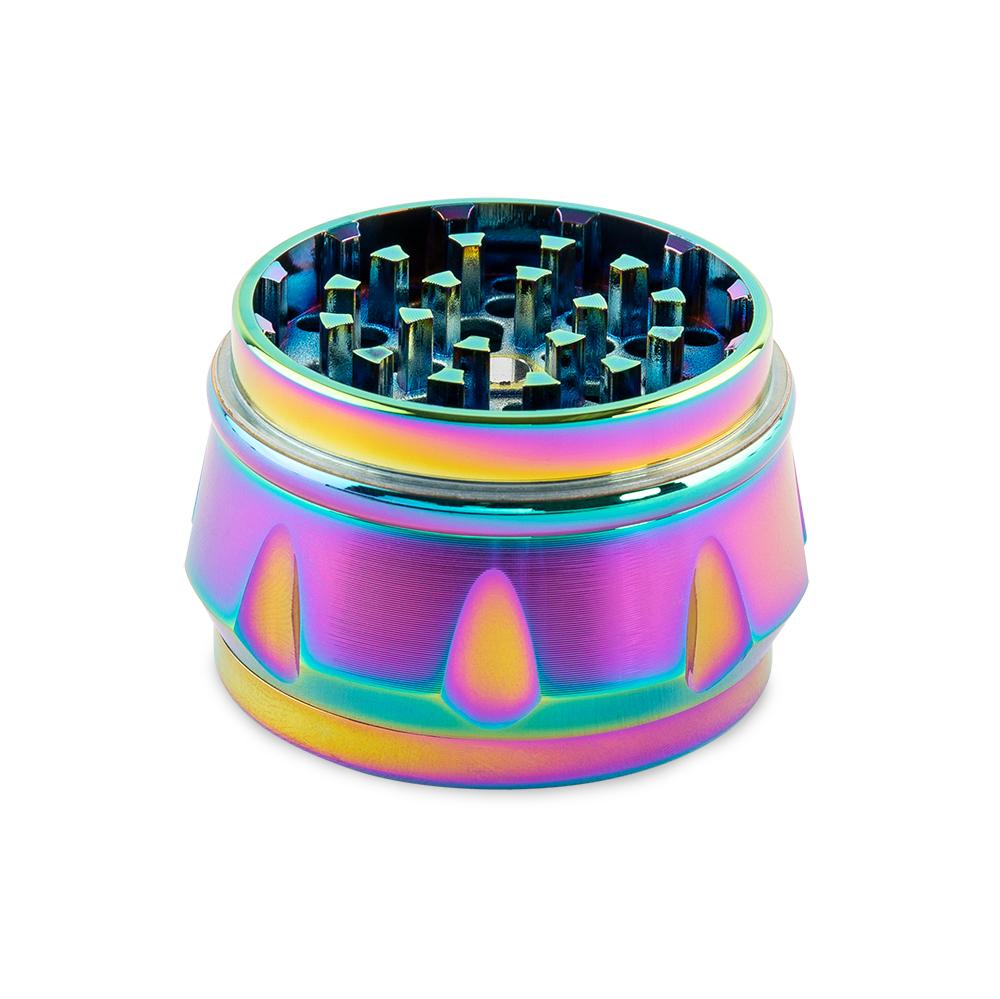 Green Monkey Grinder - Baboon Crown - Rainbow - 63mm