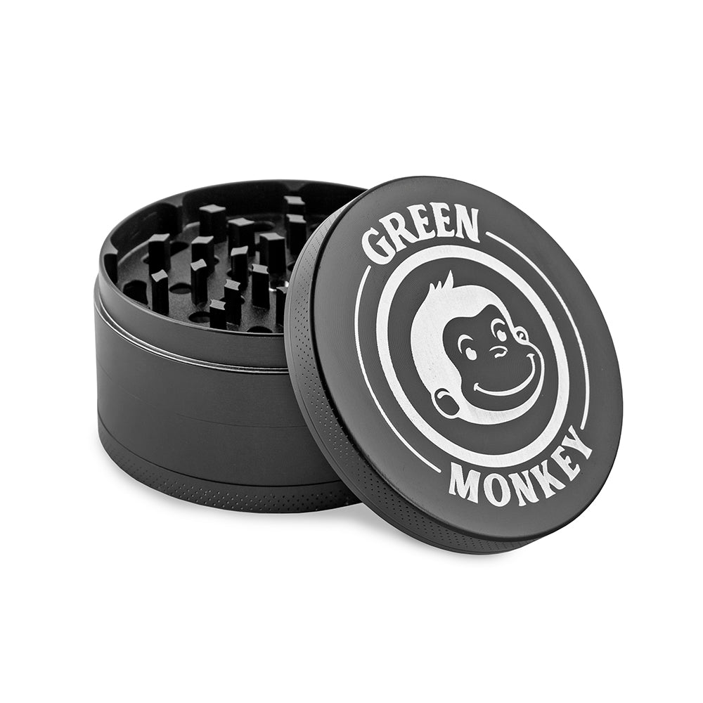 Green Monkey Grinder - Capuchin - 75mm - Black