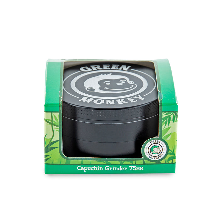 Green Monkey Grinder - Capuchin - 75mm - Black