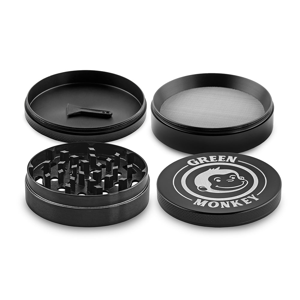Green Monkey Grinder - Capuchin - 75mm - Black