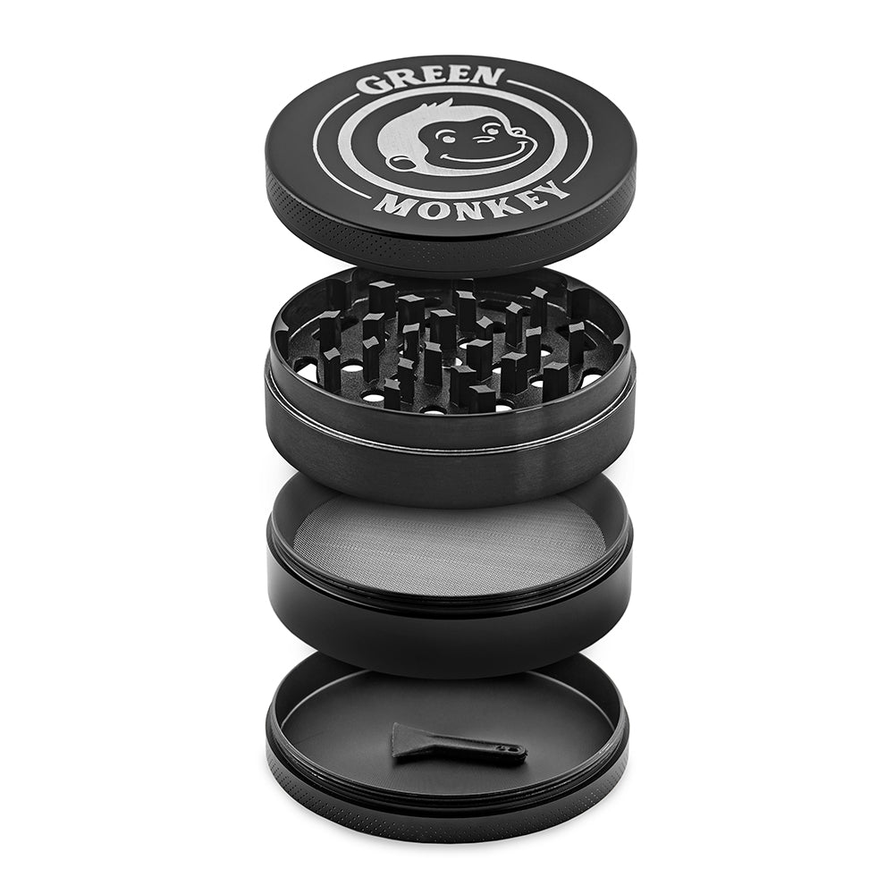 Green Monkey Grinder - Capuchin - 75mm - Black