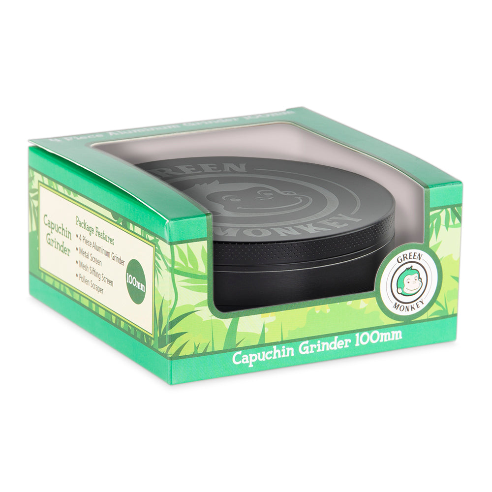 Green Monkey Grinder - Capuchin - 100mm - Black