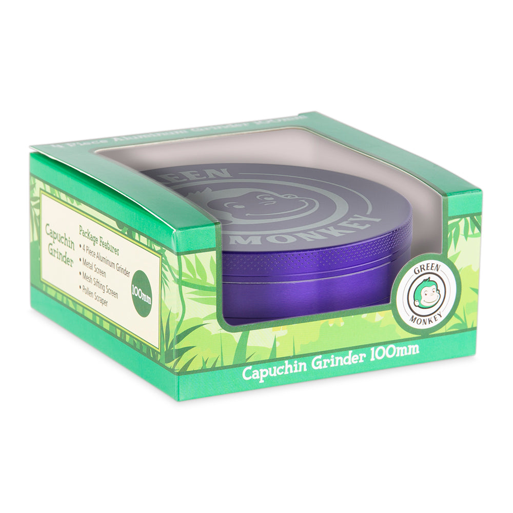 Green Monkey Grinder - Capuchin - 100mm - Purple