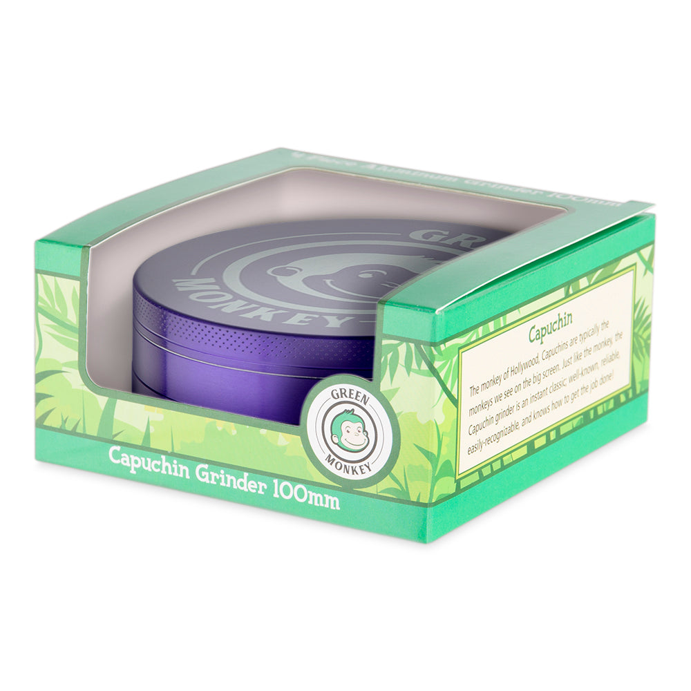 Green Monkey Grinder - Capuchin - 100mm - Purple