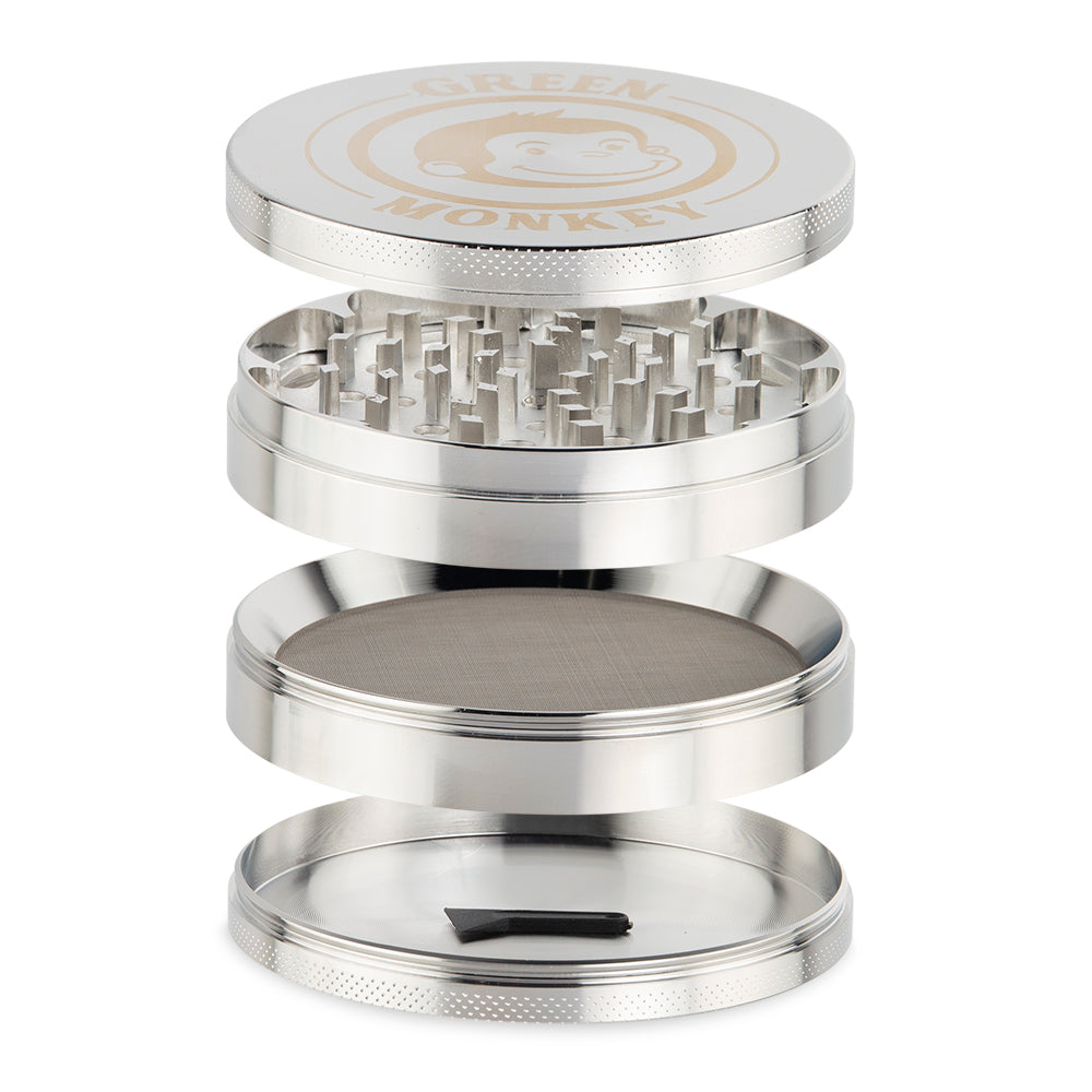 Green Monkey Grinder - Capuchin - 100mm - Silver