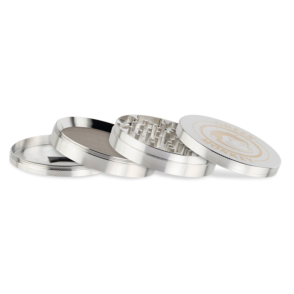 Green Monkey Grinder - Capuchin - 100mm - Silver