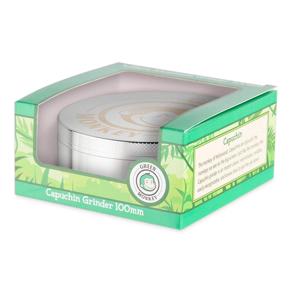 Green Monkey Grinder - Capuchin - 100mm - Silver