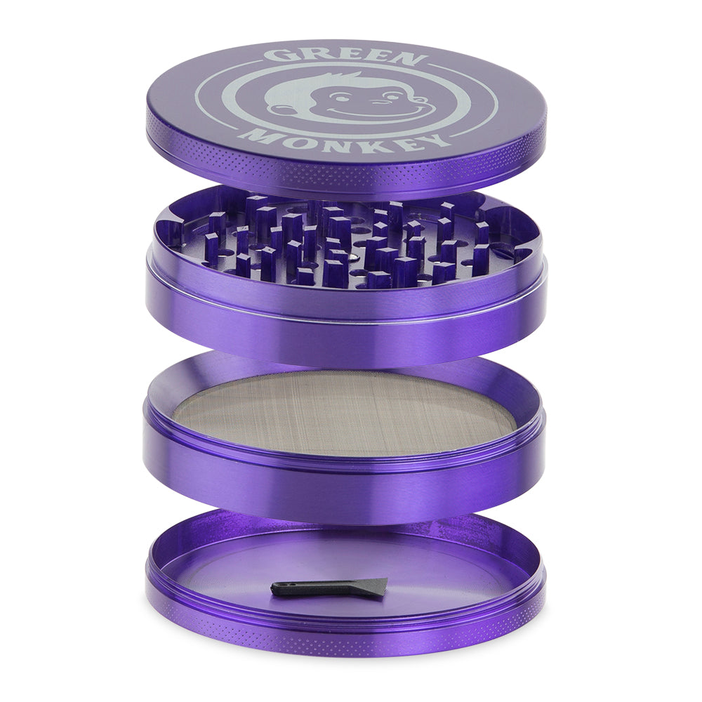 Green Monkey Grinder - Capuchin - 100mm - Purple
