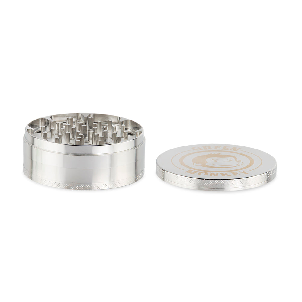 Green Monkey Grinder - Capuchin - 100mm - Silver