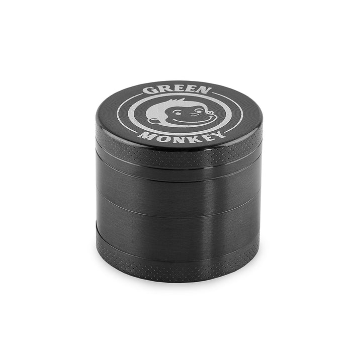 Green Monkey Capuchin Grinder - Black - 40MM