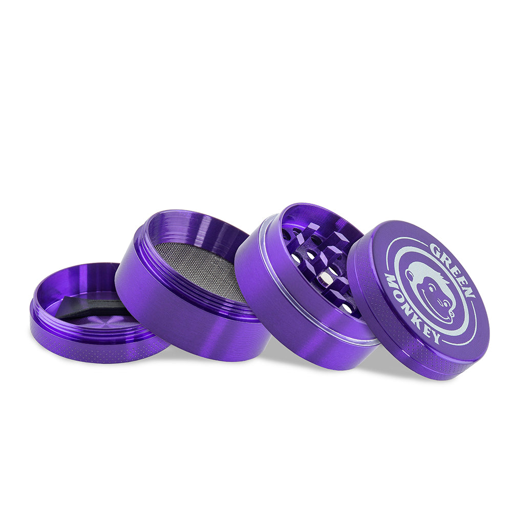Green Monkey Capuchin Grinder - Purple - 40MM