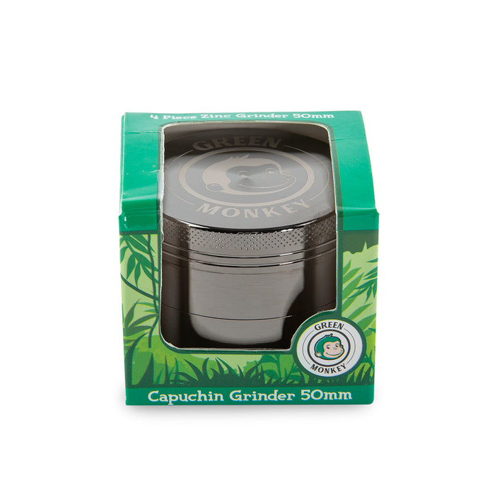 Green Monkey Capuchin Grinder - Gunmetal - 50MM