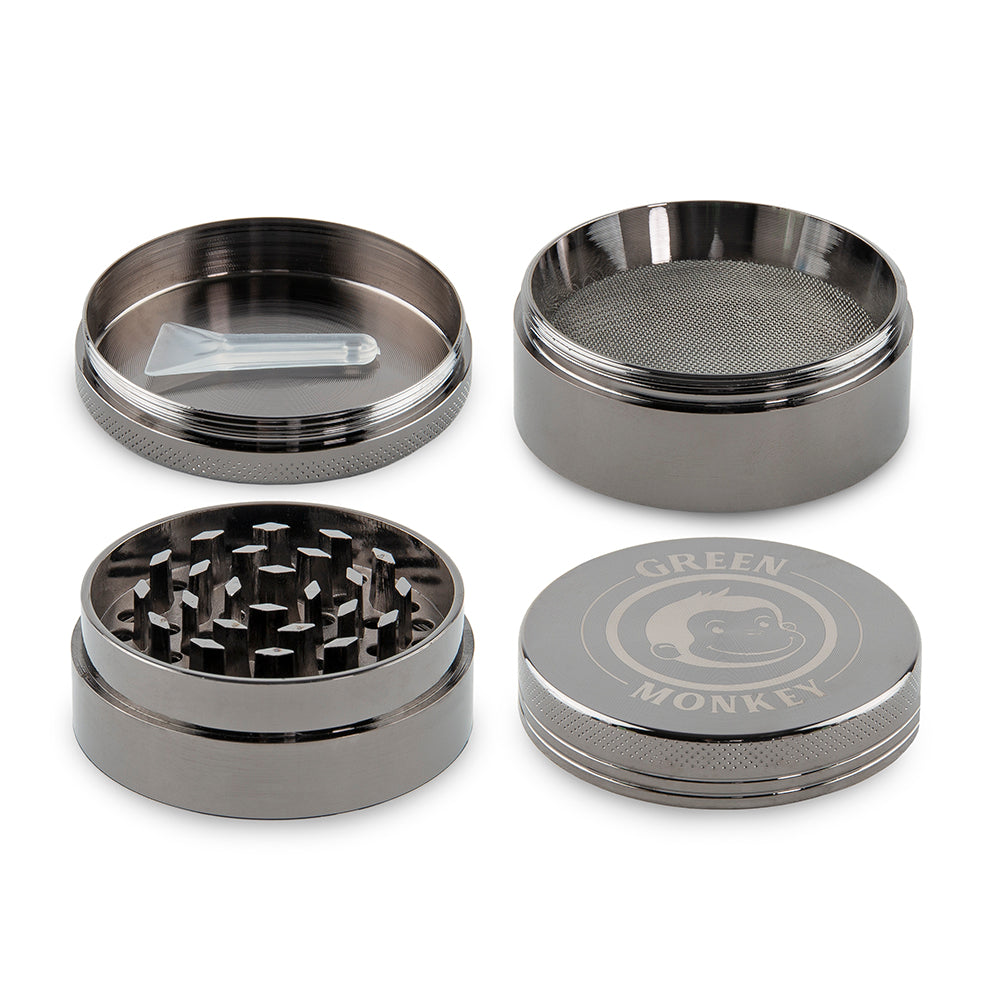 Green Monkey Capuchin Grinder - Gunmetal - 50MM