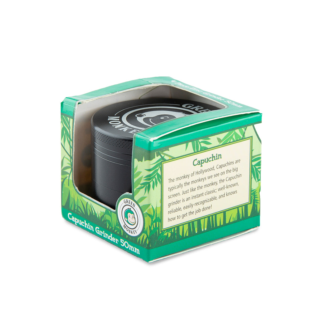 Green Monkey Grinder - Capuchin - 50mm - Black
