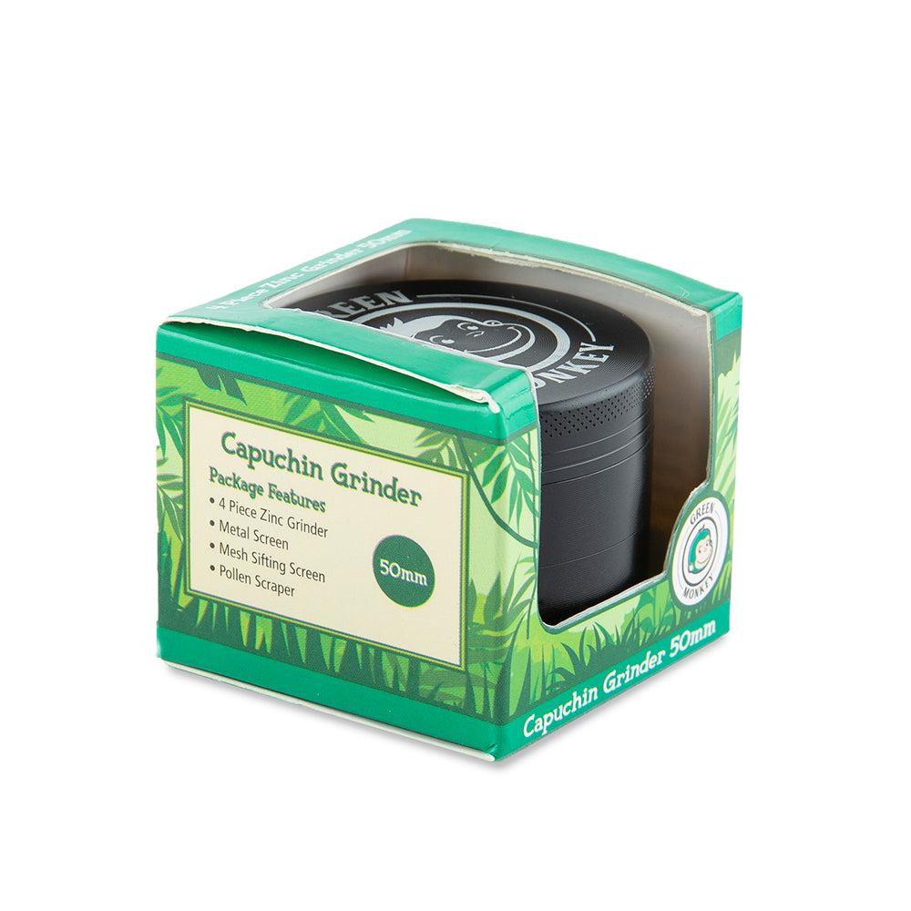 Green Monkey Grinder - Capuchin - 50mm - Black