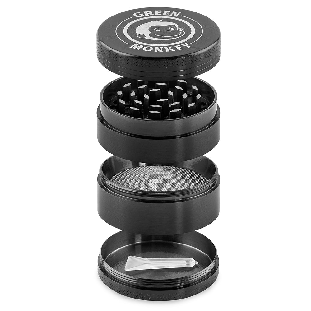 Green Monkey Grinder - Capuchin - 50mm - Black