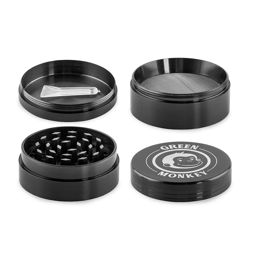 Green Monkey Grinder - Capuchin - 50mm - Black
