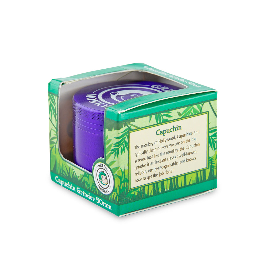Green Monkey Grinder - Capuchin - 50mm - Purple