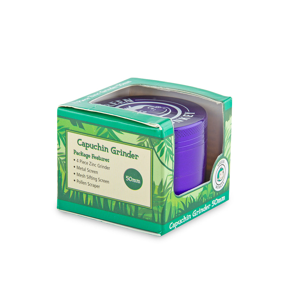 Green Monkey Grinder - Capuchin - 50mm - Purple
