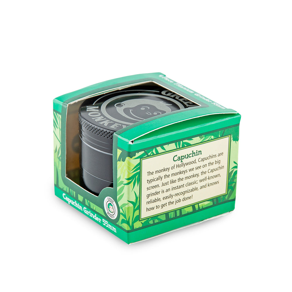 Green Monkey Grinder - Capuchin - 55mm - Black