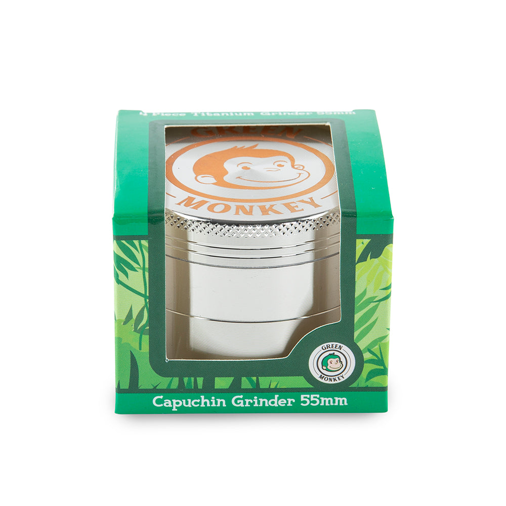 Green Monkey Capuchin Grinder - Gun Metal - 63MM