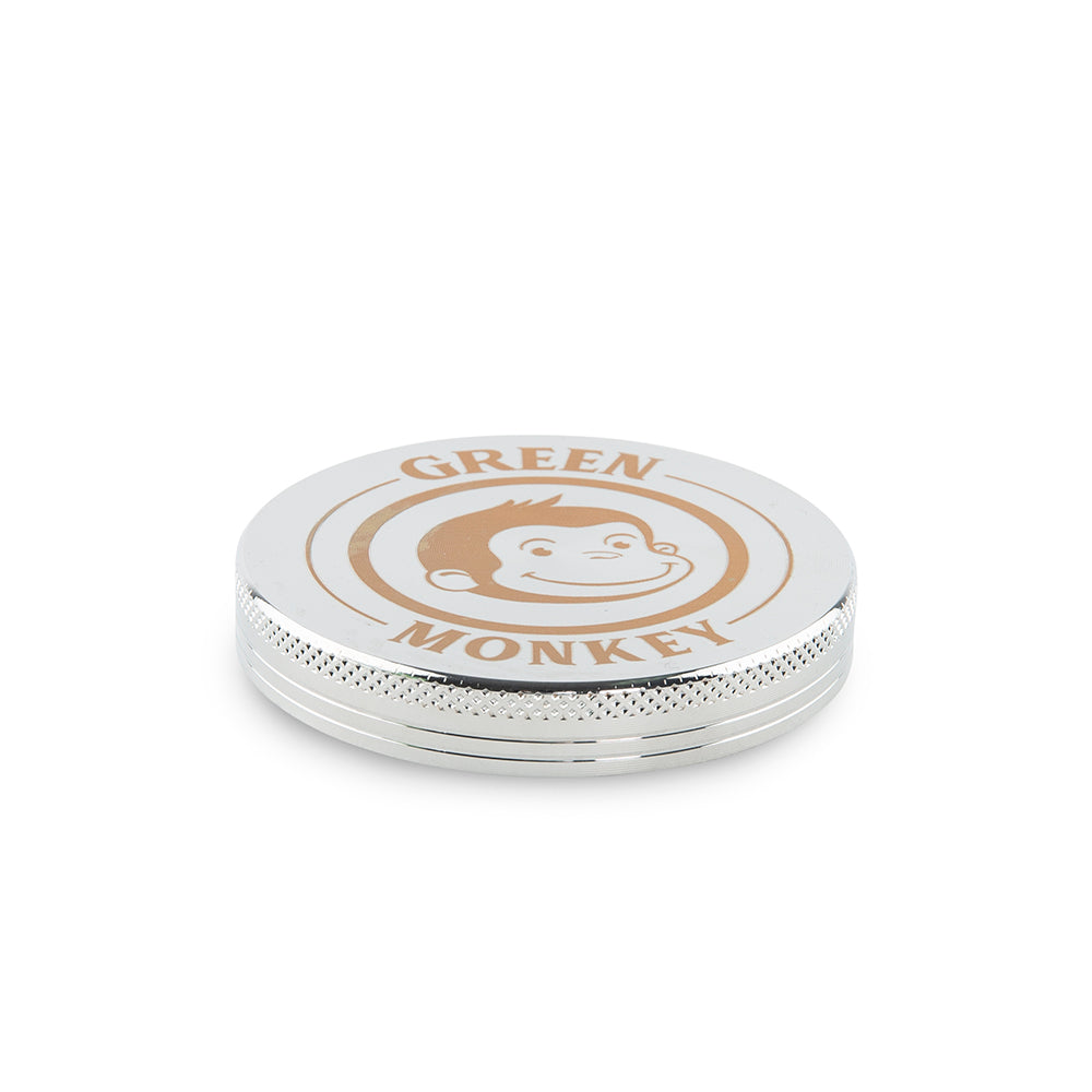 Green Monkey Capuchin Grinder - Silver - 63MM