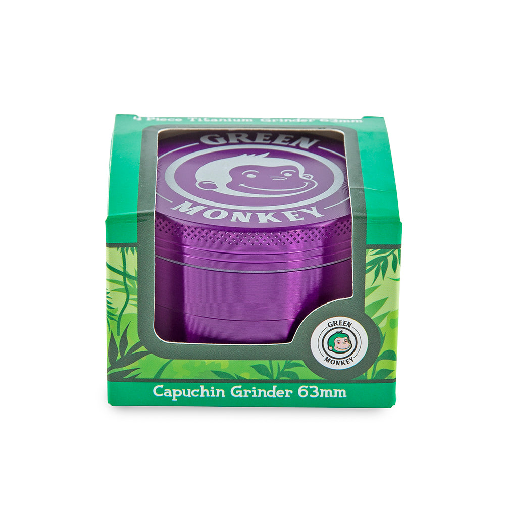 Green Monkey Grinder - Capuchin - 63mm - Purple