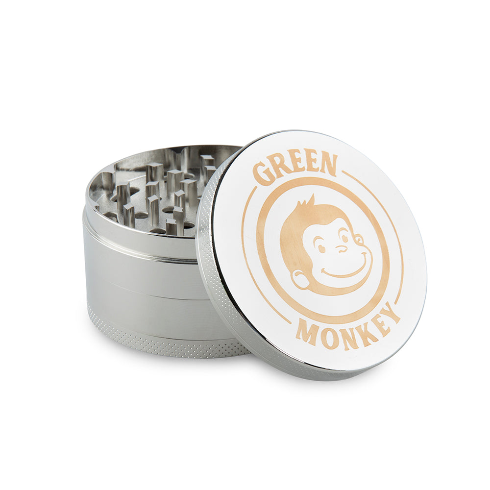 Green Monkey Grinder - Capuchin - 75mm - Silver