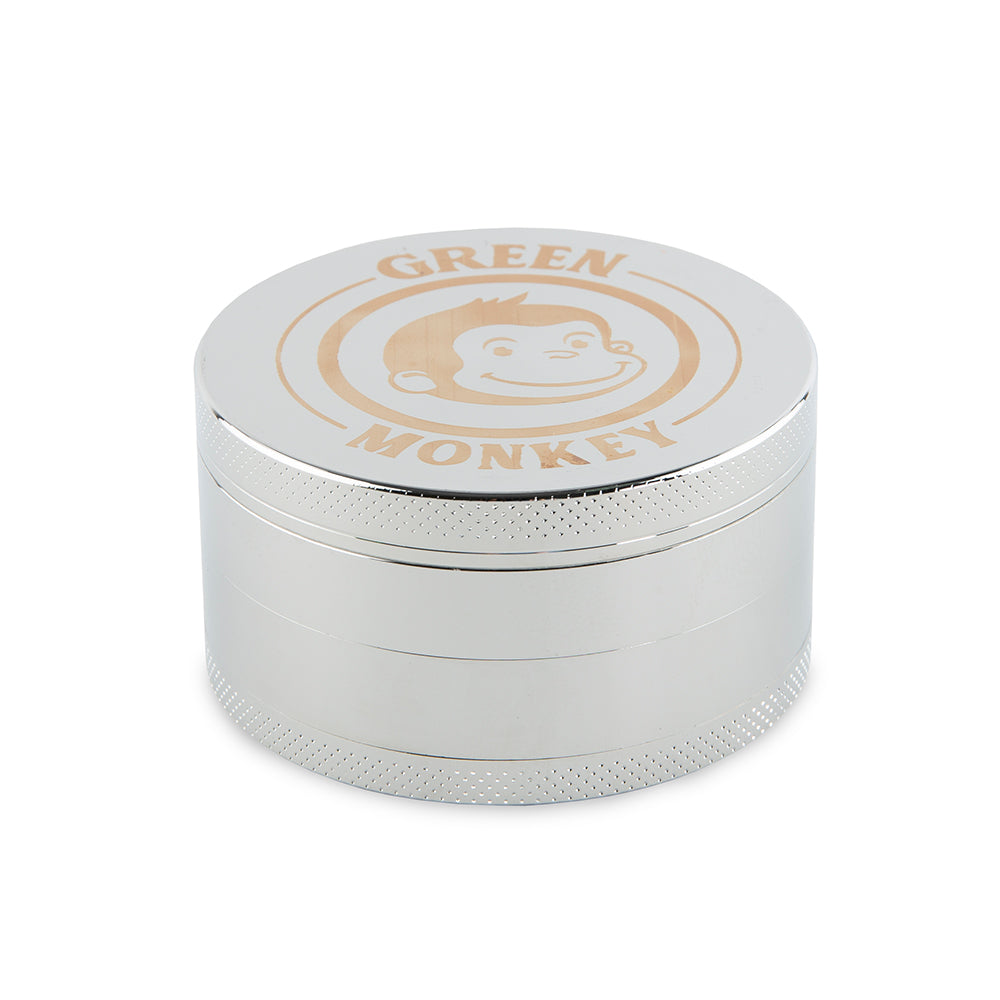 Green Monkey Grinder - Capuchin - 75mm - Silver