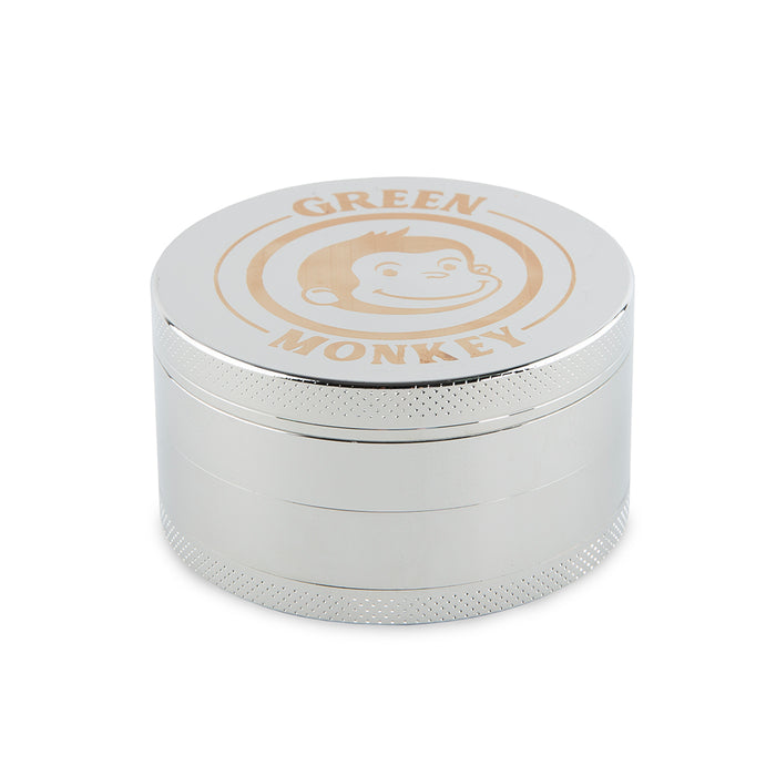 Green Monkey Grinder - Capuchin - 75mm - Silver