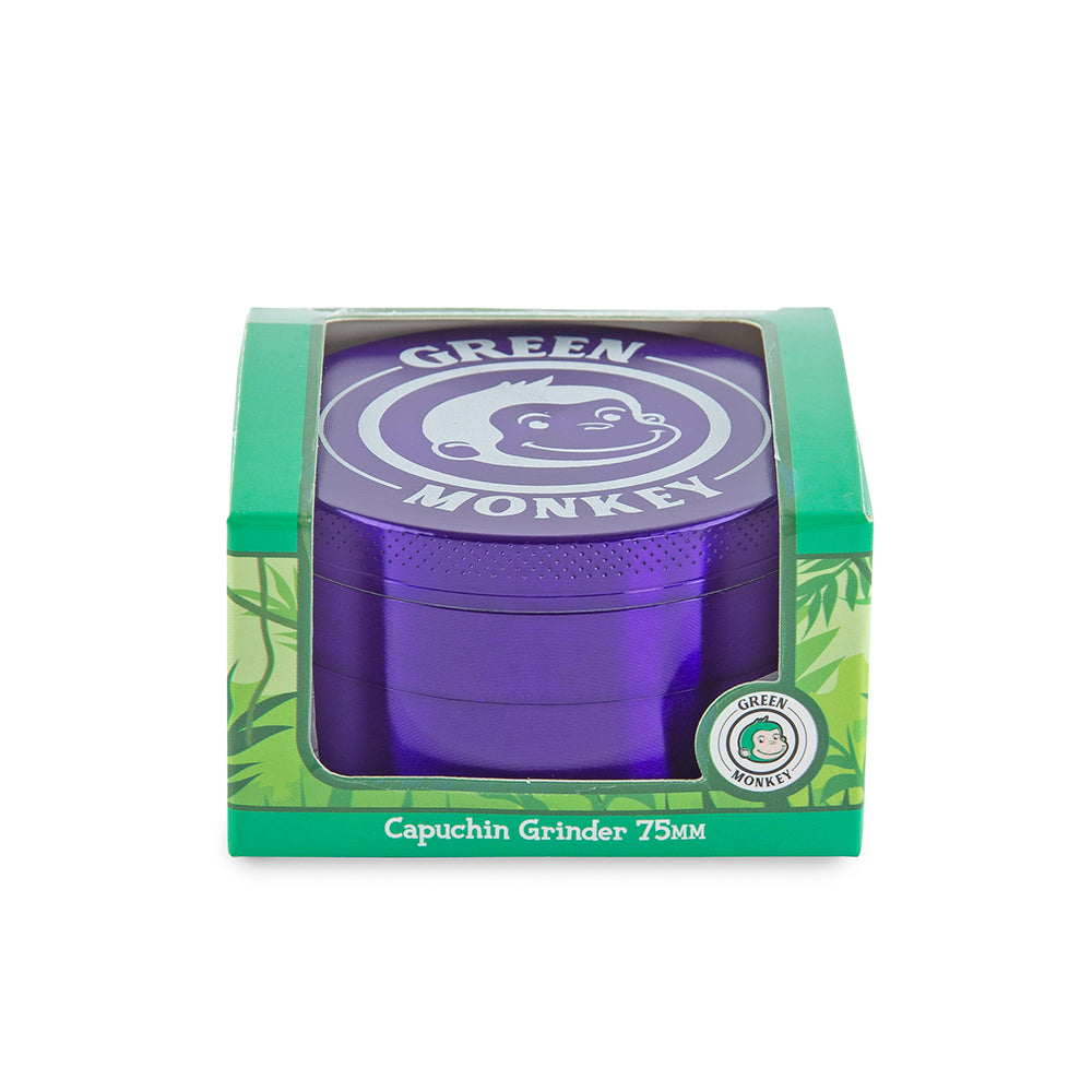 Green Monkey Grinder - Capuchin - 75mm - Purple