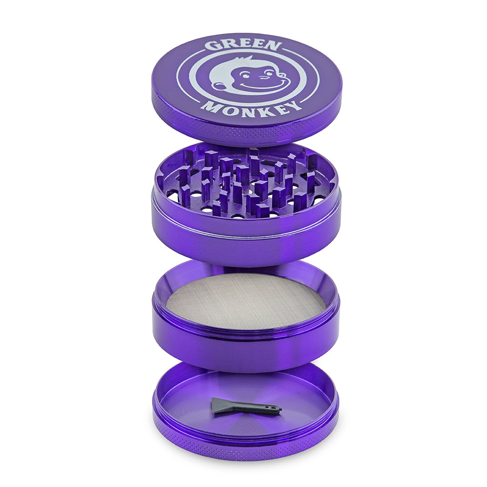 Green Monkey Grinder - Capuchin - 75mm - Purple