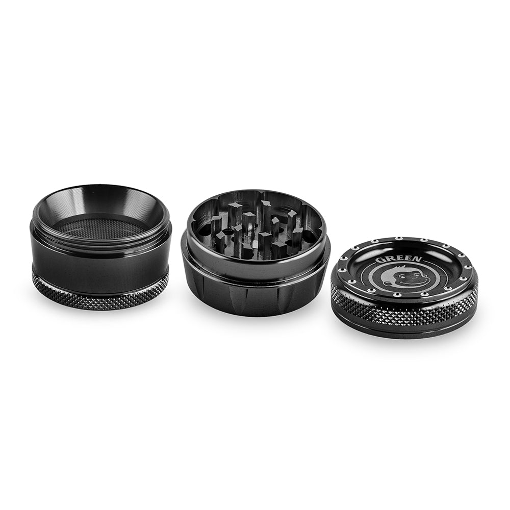 Green Monkey Tamarin Grinder - Black - 50MM