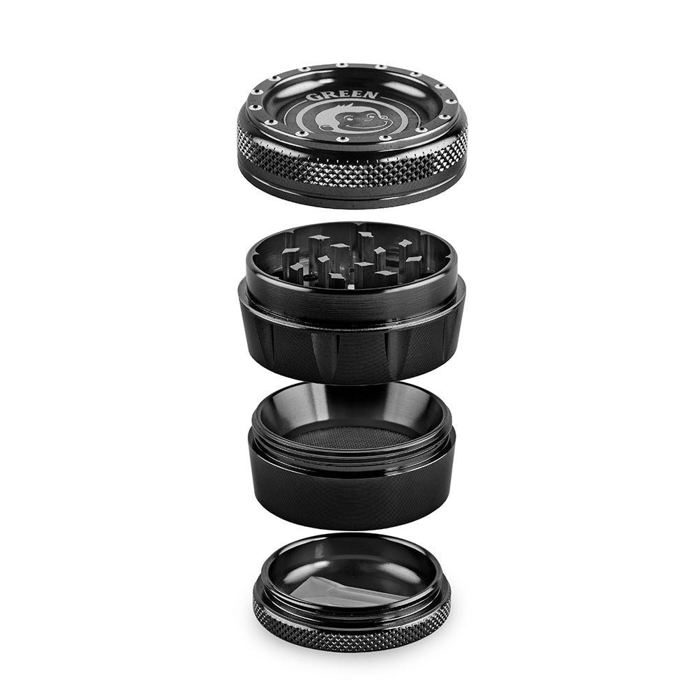 Green Monkey Tamarin Grinder - Black - 50MM