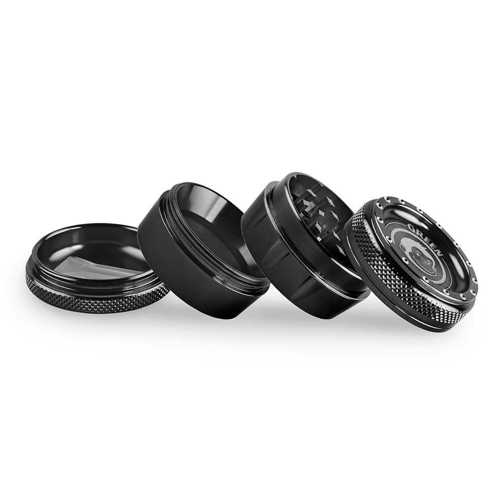 Green Monkey Tamarin Grinder - Black - 50MM