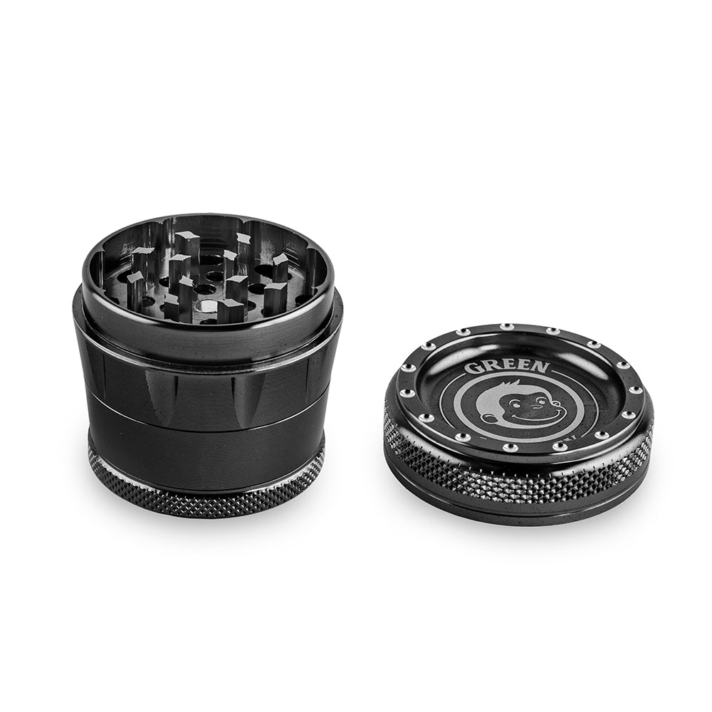 Green Monkey Tamarin Grinder - Black - 50MM
