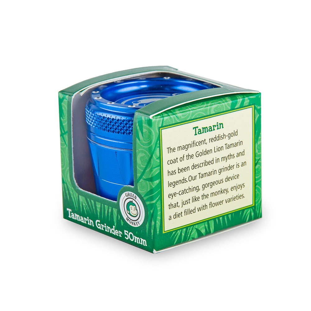 Green Monkey Tamarin Grinder - Blue - 50MM