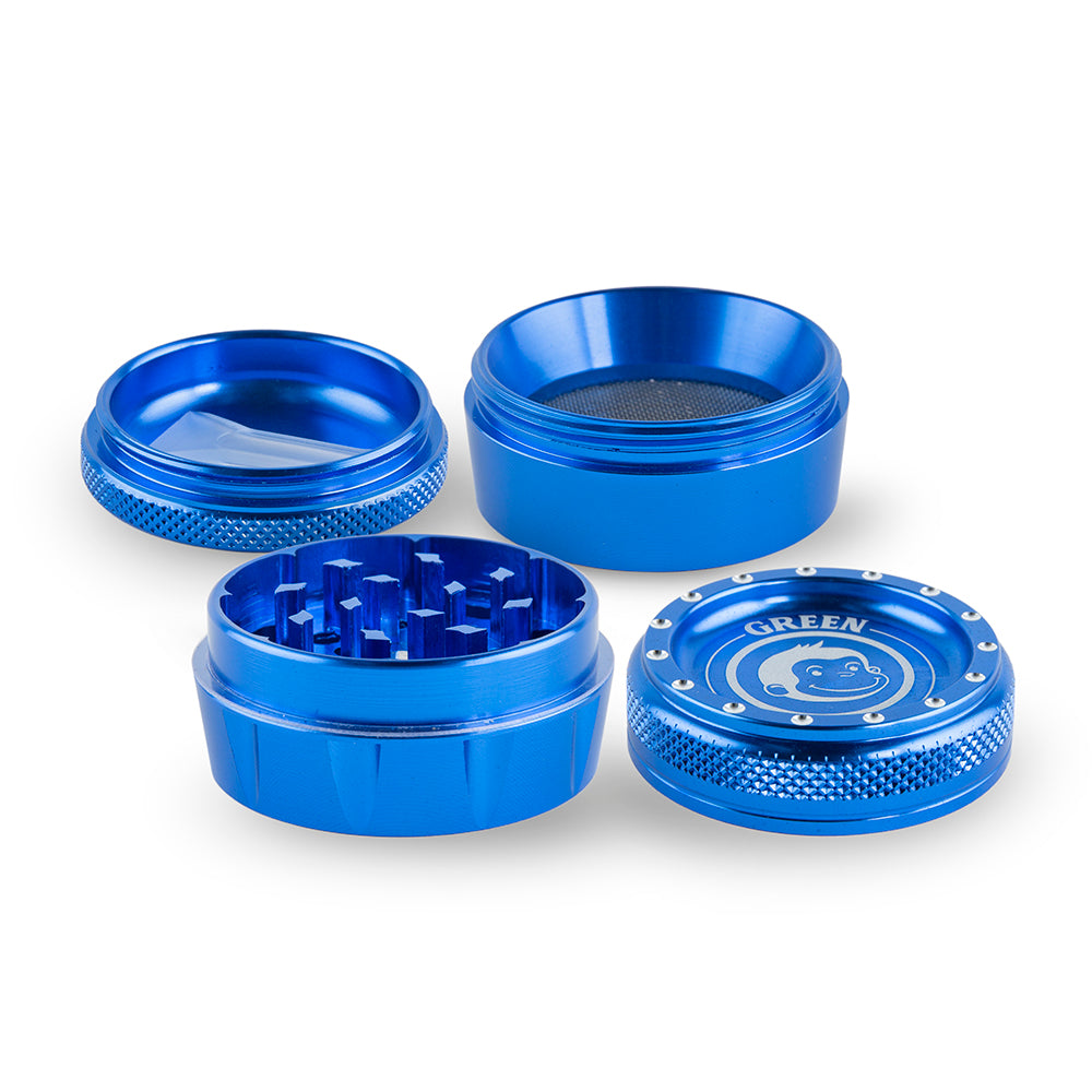 Green Monkey Tamarin Grinder - Blue - 50MM