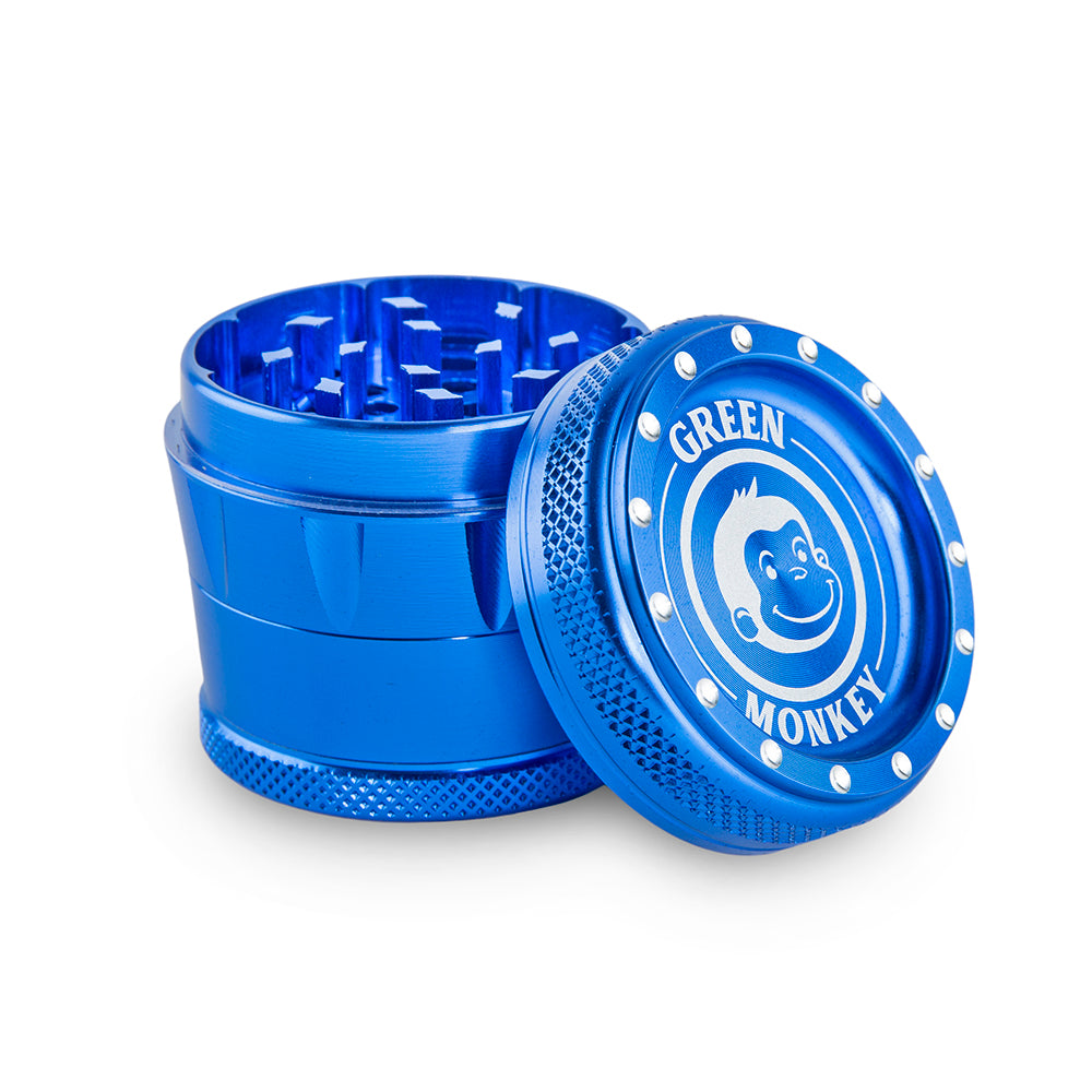 Green Monkey Tamarin Grinder - Blue - 50MM