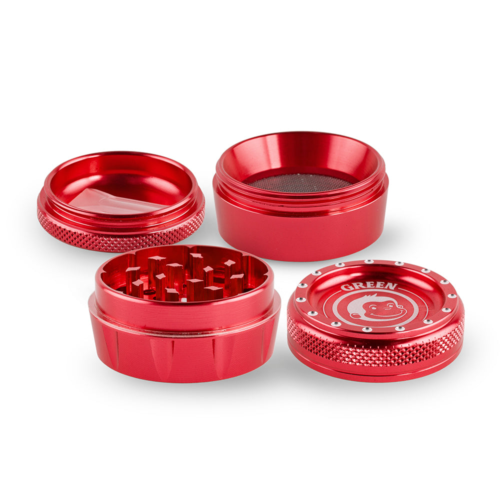 Green Monkey Tamarin Grinder - Red - 50MM