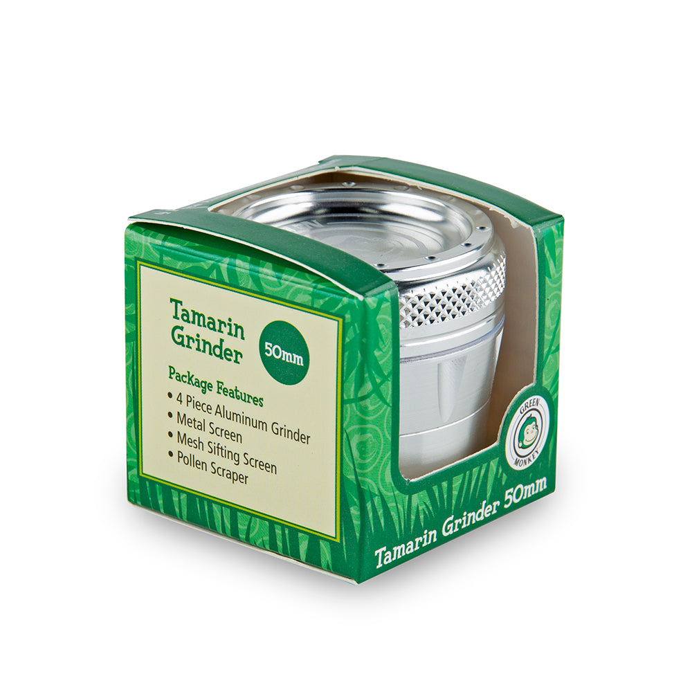 Green Monkey Grinder - Tamarin - 50mm - Silver