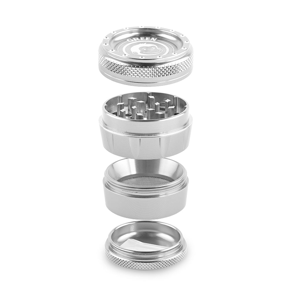 Green Monkey Grinder - Tamarin - 50mm - Silver
