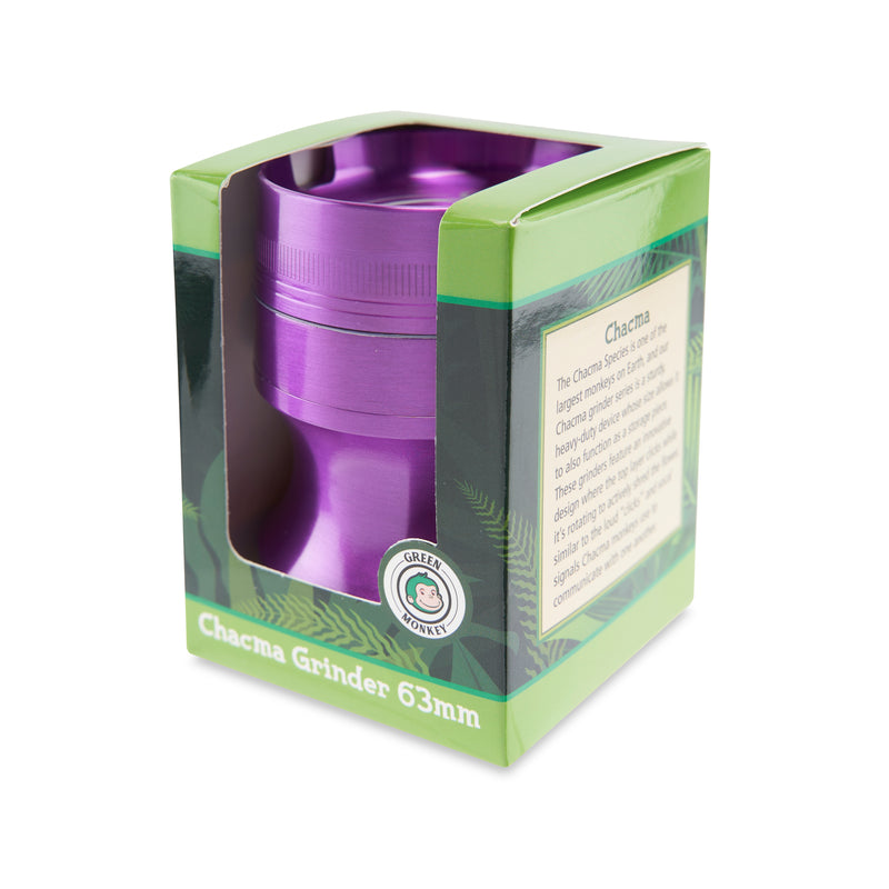 Green Monkey Grinder - Chacma - 63mm - Purple