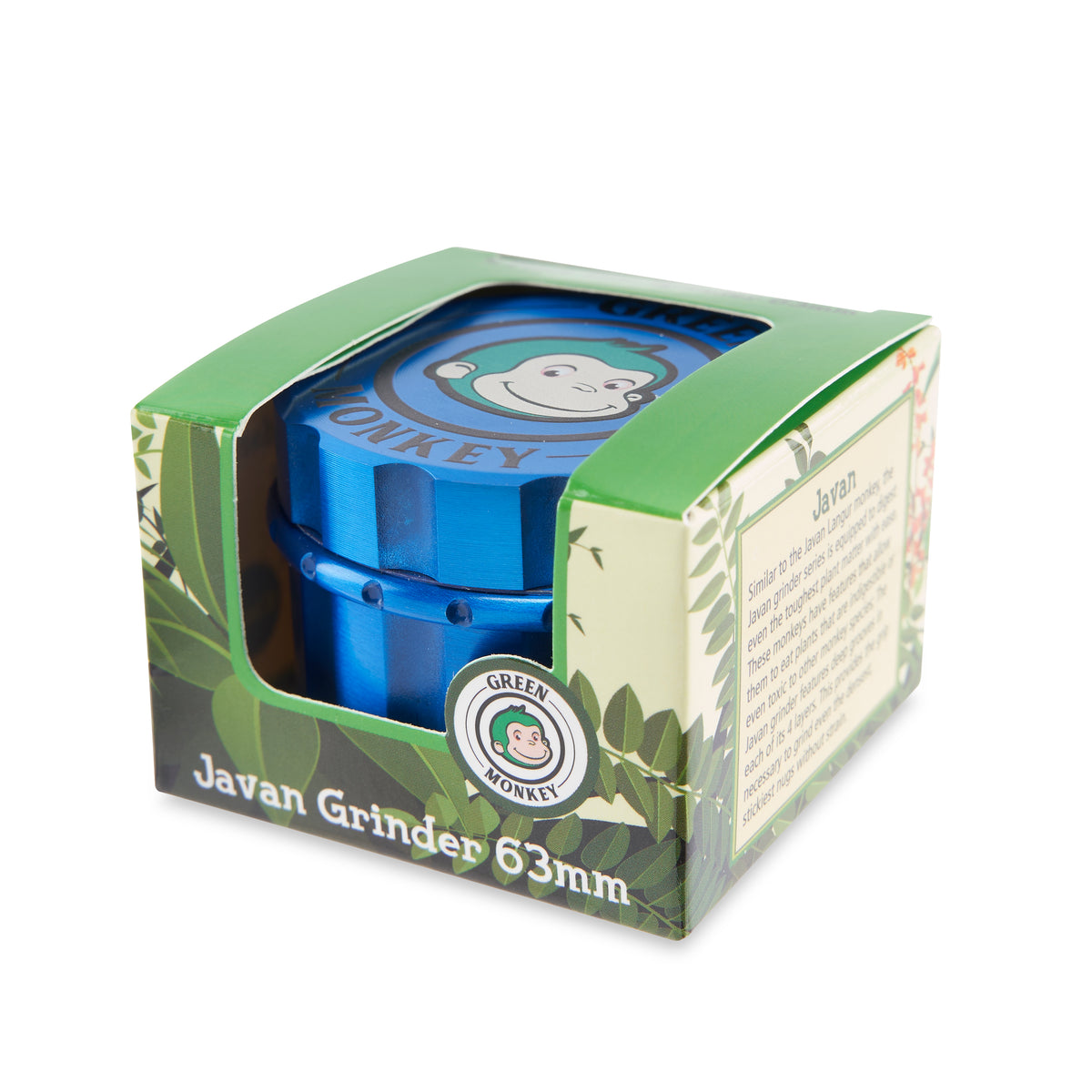 Green Monkey Grinder - Javan - 63mm - Blue