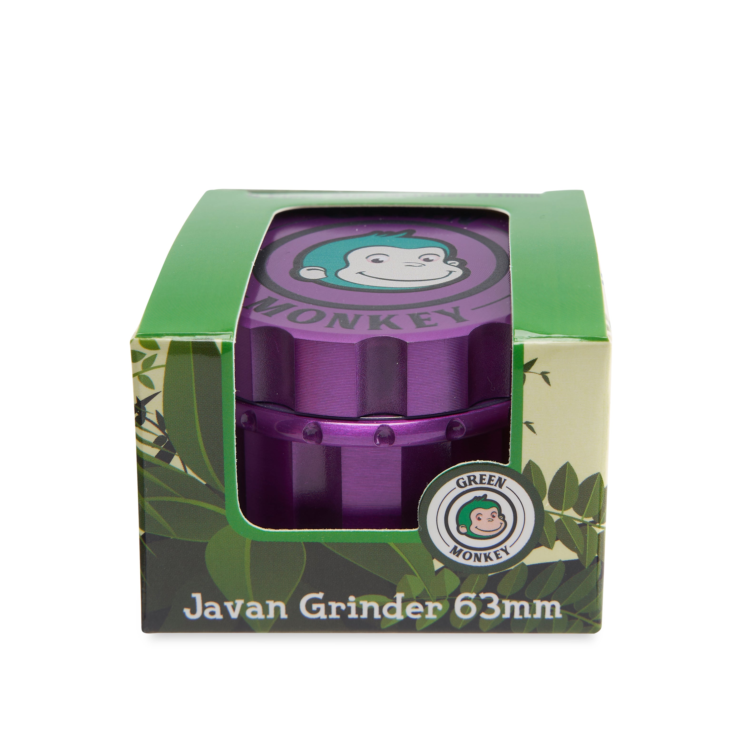 Green Monkey Grinder - Javan - 63mm - Purple – Green Monkey Grinders