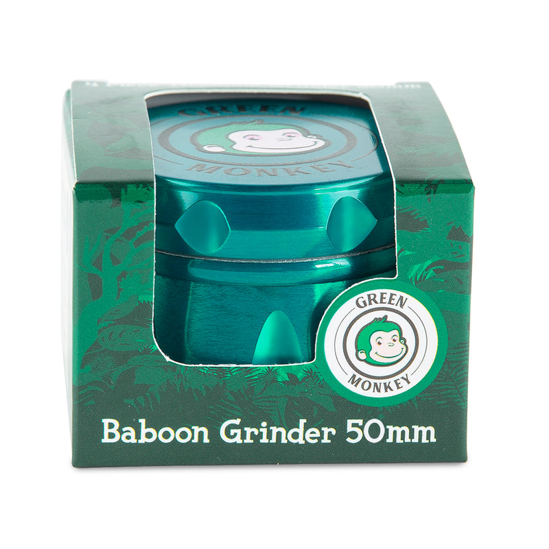 Green Monkey Grinder - Baboon Crown - Green - 63mm